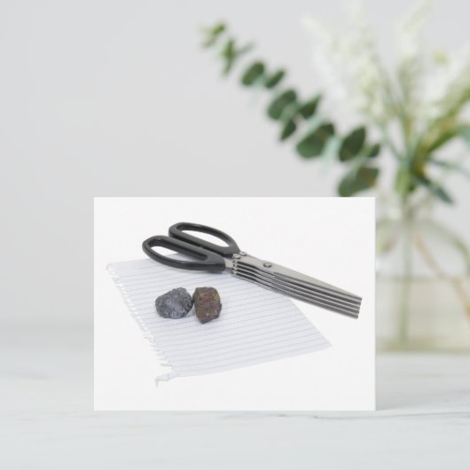 RockPaperScissors060509 Postkarte (Stehend Vorderseite)