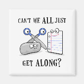 Rockpapier-Schere Magnet (Vorne)