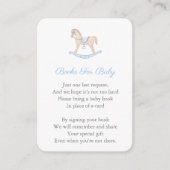 Rockpferd bringt eine Babydusche mit. Begleitkarte (Vorderseite)