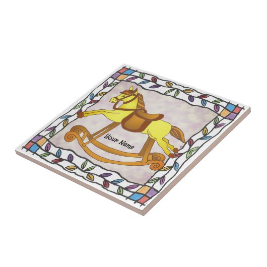 Rockpferd Fliese (Seite)