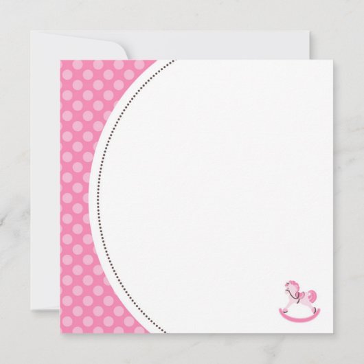 Rockpferd Geburtstag Karte (Rückseite)