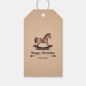 Rockpferd Geschenkanhänger (Vorderseite)