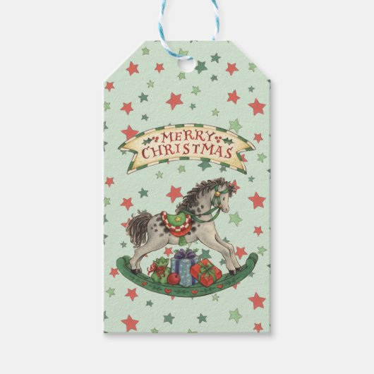 Rockpferd Geschenkanhänger (Vorderseite)