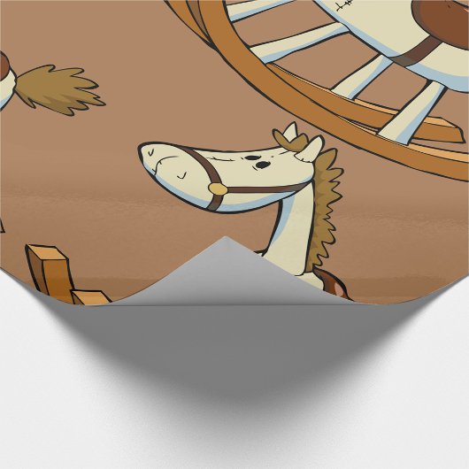 Rockpferd Geschenkpapier