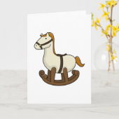 Rockpferd Karte (Gelbe Blume)