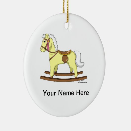 Rockpferd Keramikornament (Rechts)