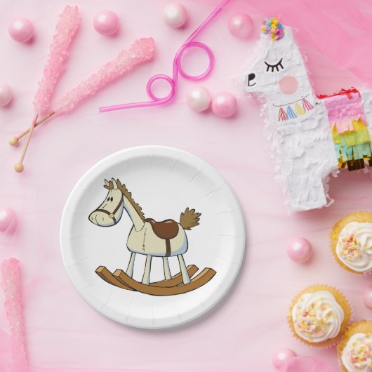 Rockpferd Pappteller (Party)