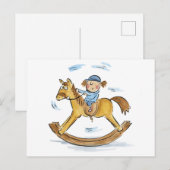 Rockpferd Postkarte (Vorne/Hinten)