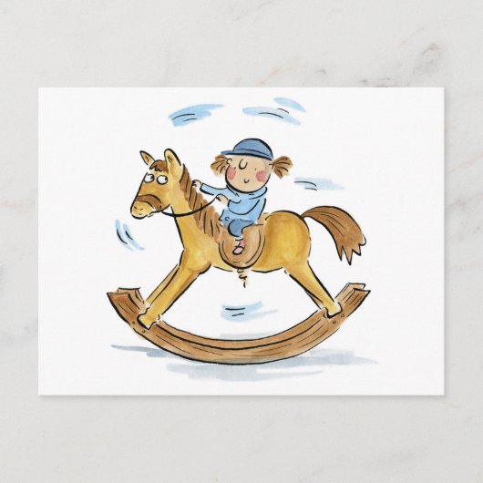 Rockpferd Postkarte (Vorderseite)