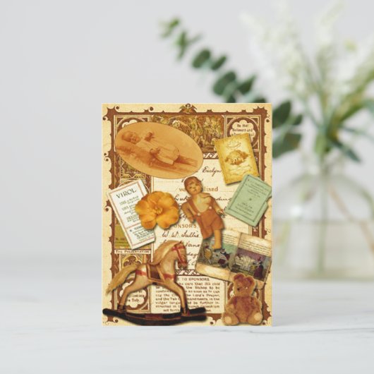 Rockpferd Postkarte (Stehend Vorderseite)