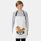 Rockpferd Schürze (Getragen)