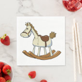 Rockpferd Serviette (Beispiel)