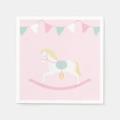 Rockpferd Serviette (Vorderseite)