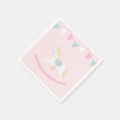 Rockpferd Serviette (Ecke)