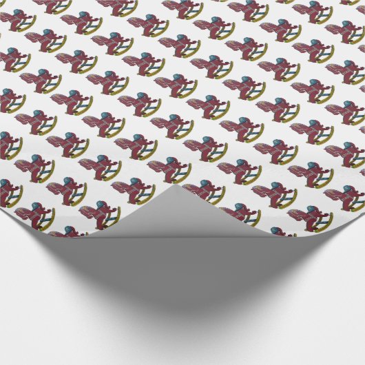 Rockpferde Geschenkpapier (Ecke)