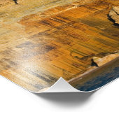 Rockplatten, Pictured Rocks National Lakeshore, MI Fotodruck (Ecke)