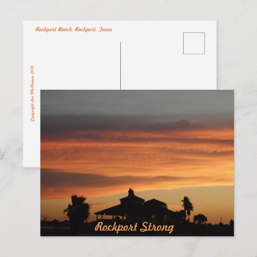 Rockport Beach Postkarte (Vorne/Hinten)
