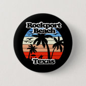Rockport Beach Texas Button (Vorderseite)