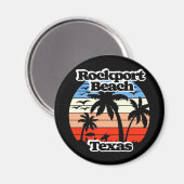 Rockport Beach Texas Magnet (Vorderseite/Rückseite)