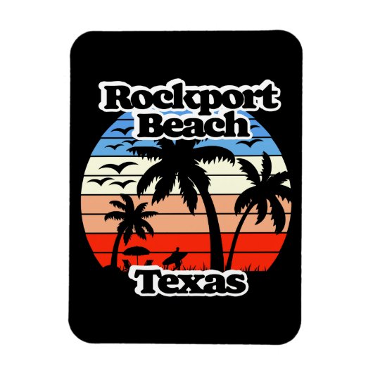 Rockport Beach Texas Magnet (Vertikal)