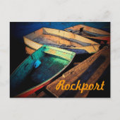 Rockport Boote Postkarte (Vorderseite)