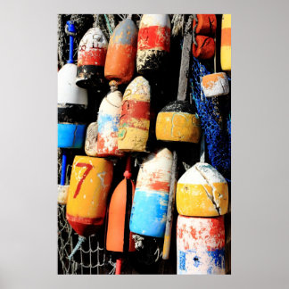 Rockport Buoys Poster