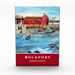 Rockport Harbor Massachusetts New England USA Fotoblock