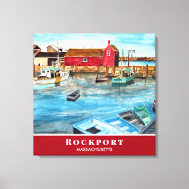 Rockport Harbor Massachusetts New England USA Leinwanddruck
