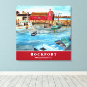 Rockport Harbor Massachusetts New England USA Leinwanddruck (Insitu (Holzboden))