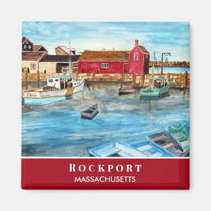 Rockport Harbor Massachusetts New England USA Magnet
