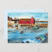Rockport Harbor Massachusetts New England USA Postkarte (Vorne/Hinten)