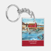 Rockport Harbor Massachusetts New England USA Schlüsselanhänger (Vorderseite links)