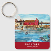 Rockport Harbor Massachusetts New England USA Schlüsselanhänger (Vorderseite)