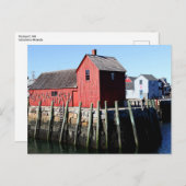 Rockport Massachusetts Postkarte (Vorne/Hinten)