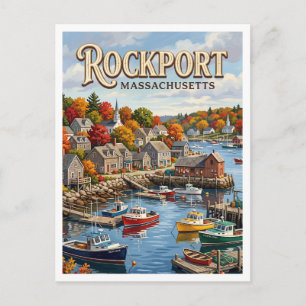 Rockport Massachusetts Postkarte