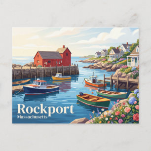 Rockport, Massachusetts, USA Postkarte