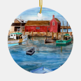 Rockport Massachussetts New England Malerei Keramik Ornament