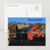 Rockport (Motif #1) Postkarte (Vorne/Hinten)
