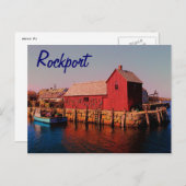 Rockport Postkarte (Vorne/Hinten)
