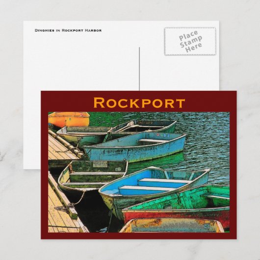 Rockport Postkarte (Vorne/Hinten)