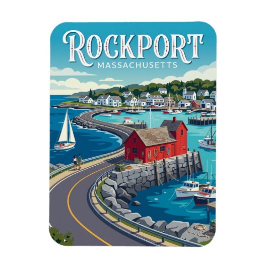 Rockport USA Magnet (Vertikal)