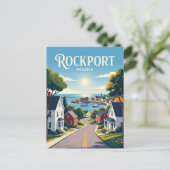 Rockport USA Postkarte (Stehend Vorderseite)