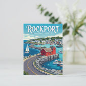 Rockport USA Postkarte (Stehend Vorderseite)