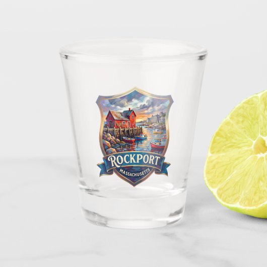 Rockport USA Schnapsglas (Vorderseite)