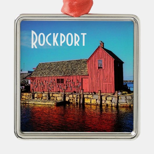 Rockport Verzierung Ornament Aus Metall (Vorne)