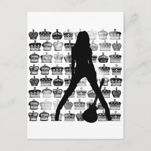 ROCKPRINZESS POSTKARTE