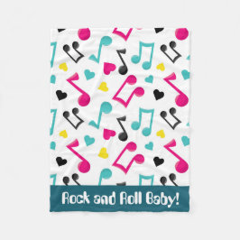 RockrollenBabyspaß-Deckenmusik Fleecedecke
