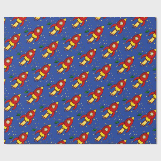 Rockrot-gelbes Glossy-Wrapping Paper 30"x6' Geschenkpapier (Flach)