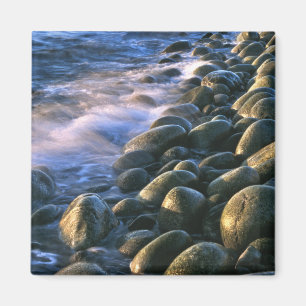 Rocks and Waves Square Magnet