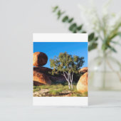 Rocks Balancing Northern Territory Australia Postkarte (Stehend Vorderseite)